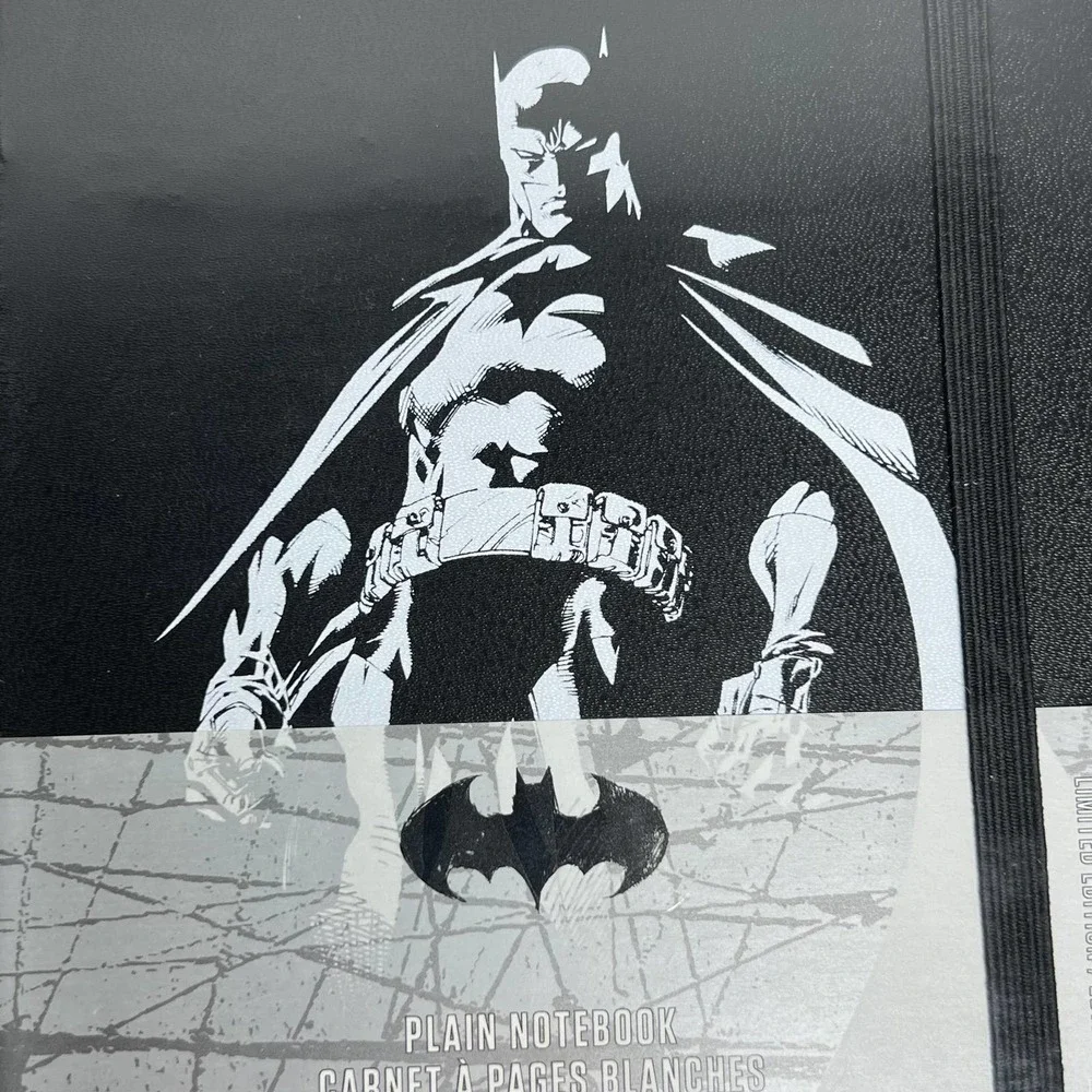 Moleskine Limited Edition Batman Hard Cover Plain Notebook